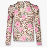 Monnalisa Kids Girls  T-Shirt Pink