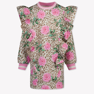 MonnaLisa Kinder Meisjes Jurk in Roze