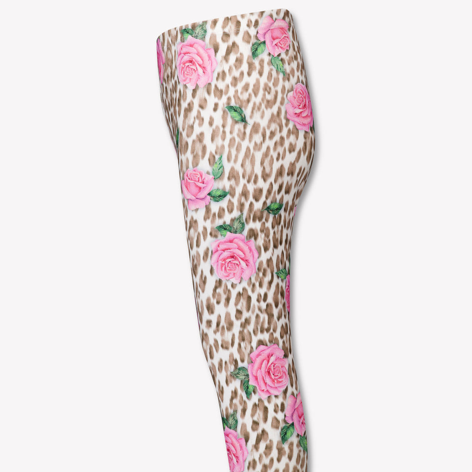 Monnalisa Kids Girls  Legggs Light Pink
