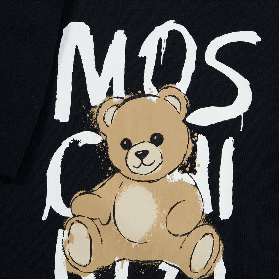 Moschino Kids Girls Dress Black