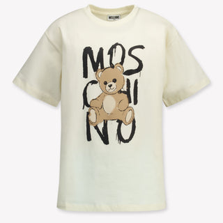 Moschino Kids Unisex T-Shirt  Offwhite