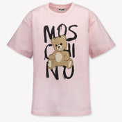 Moschino Kids Unisex T-Shirt  Light Pink