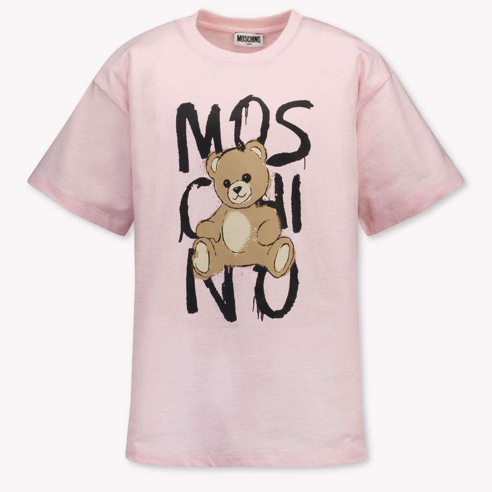 Moschino Kids Unisex T-Shirt  Light Pink