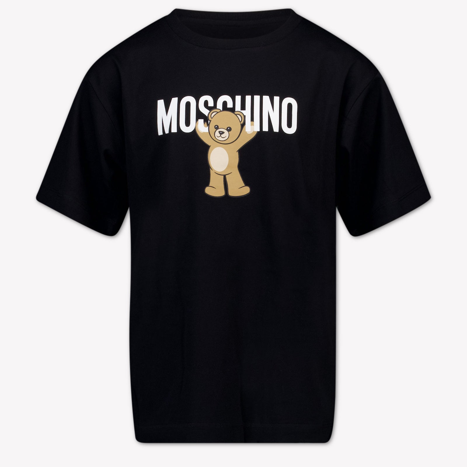 Moschino Kinder Unisex T-Shirt In Zwart