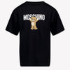 Moschino Kinder Unisex T-Shirt In Zwart