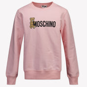Moschino Kinder Meisjes Trui In Licht Roze