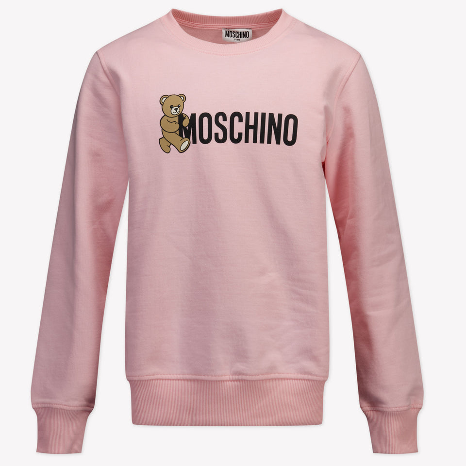 Moschino Kinder Meisjes Trui In Licht Roze