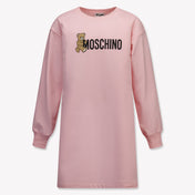 Moschino Kids Girls Dress Light Pink