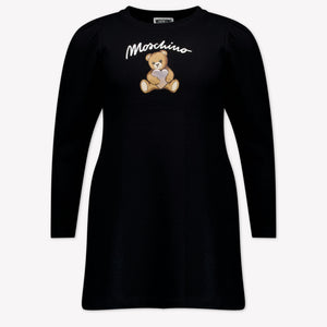 Moschino Kids Girls Dress Black