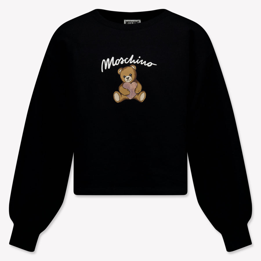 Moschino Kinder Meisjes Trui In Zwart
