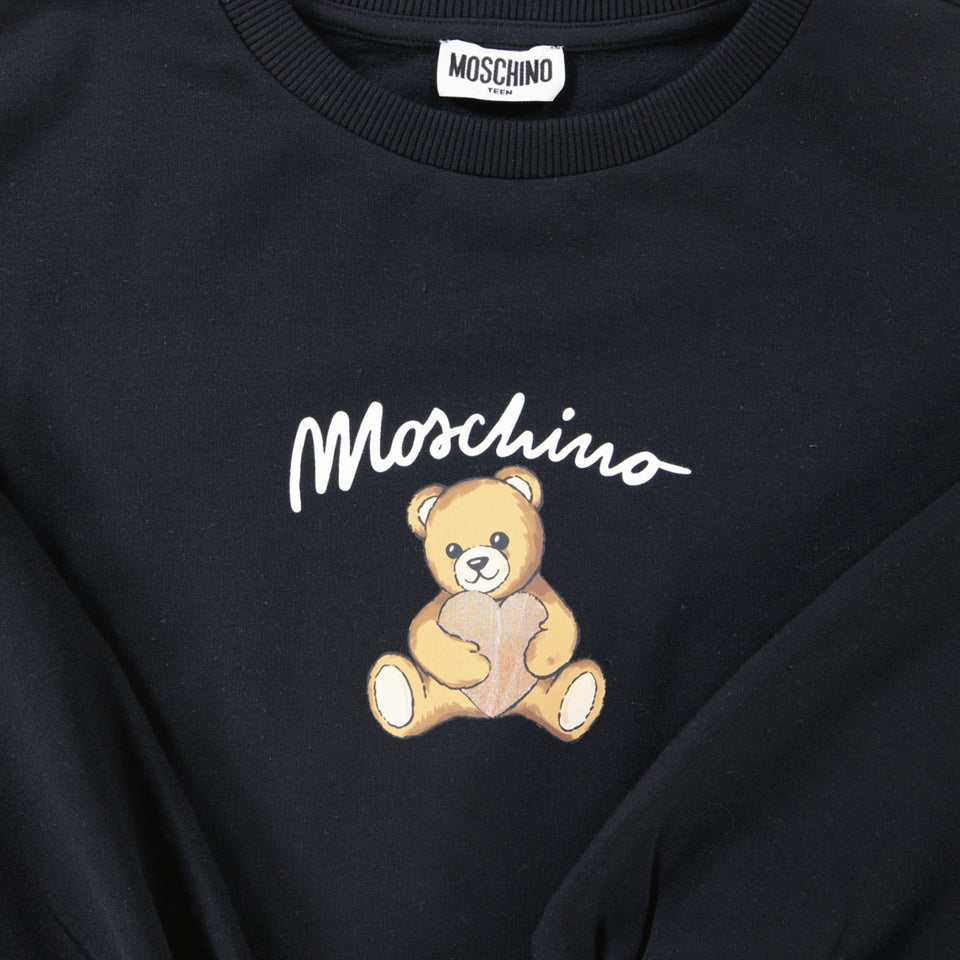 Moschino Kinder Meisjes Trui In Zwart