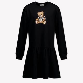 Moschino Kids Girls Dress Black