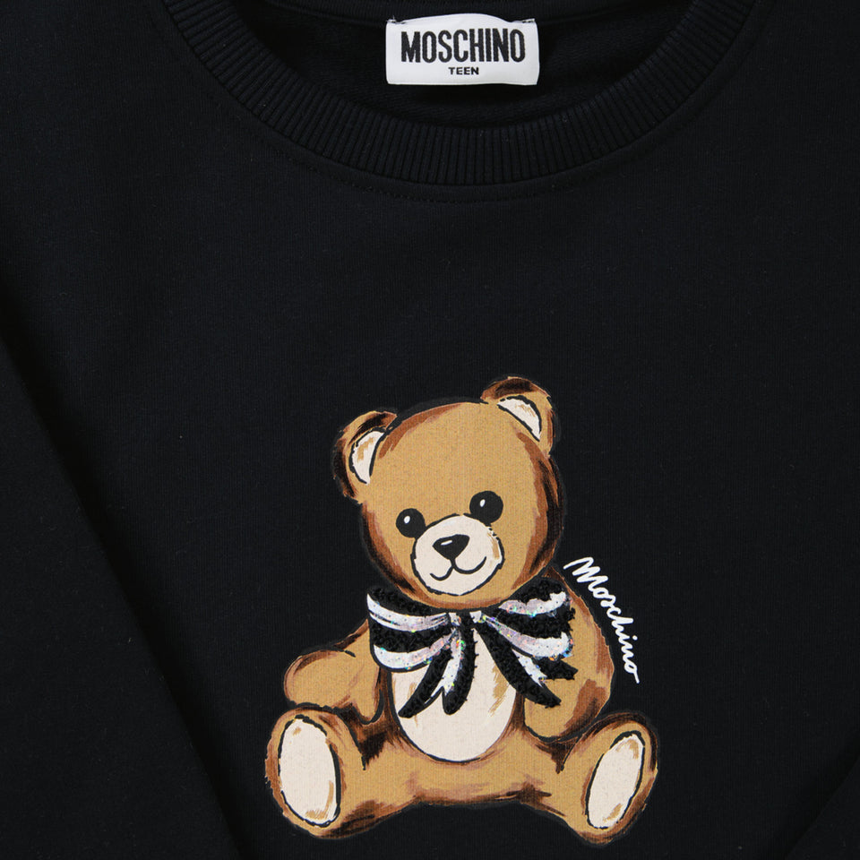 Moschino Kids Girls Dress Black