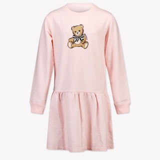 Moschino Kids Girls Dress Light Pink