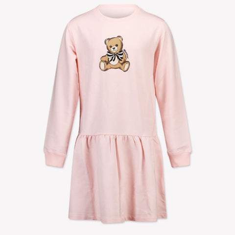 Moschino Kinder Meisjes Jurk In Licht Roze