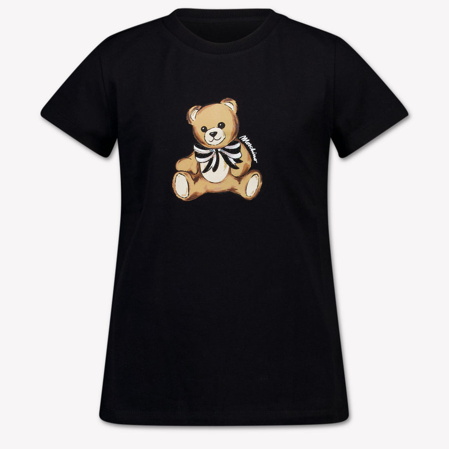 Moschino Kids Girls  T-Shirt Black