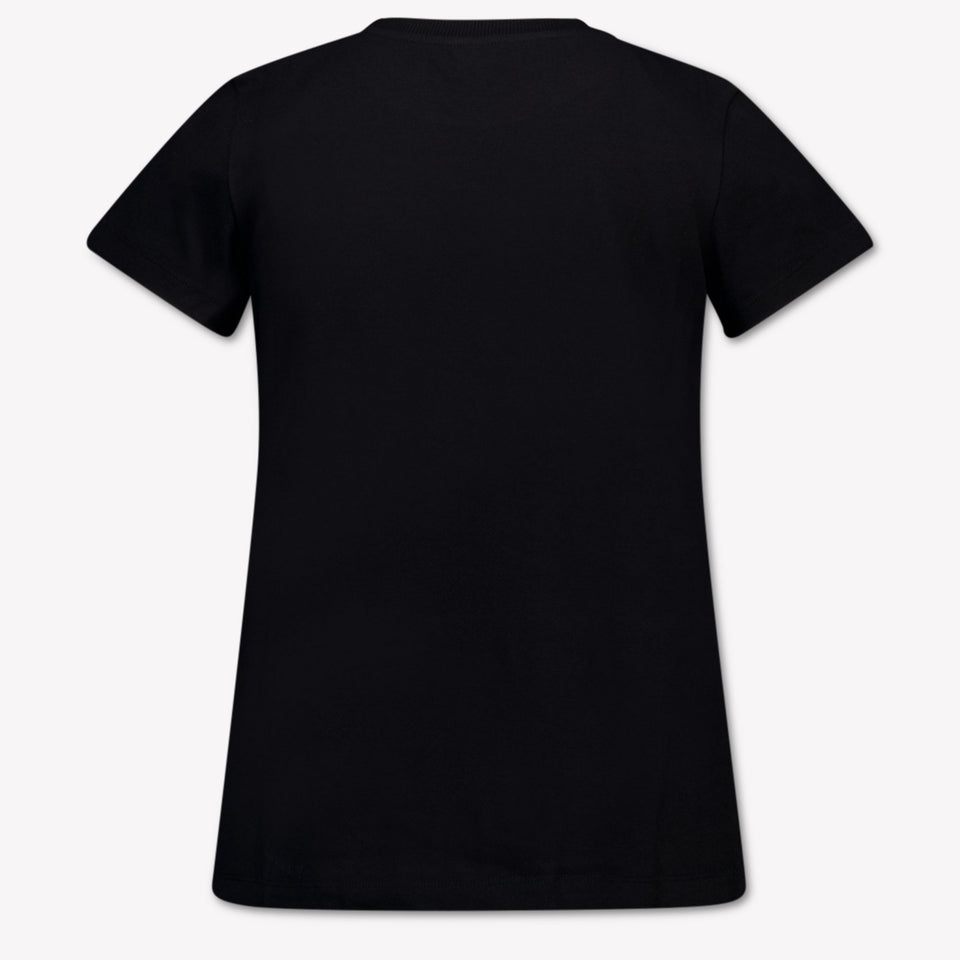 Moschino Kids Girls  T-Shirt Black