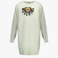 Moschino Kids Girls Dress Offwhite