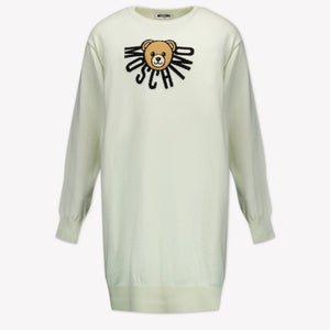 Moschino Kids Girls Dress Offwhite