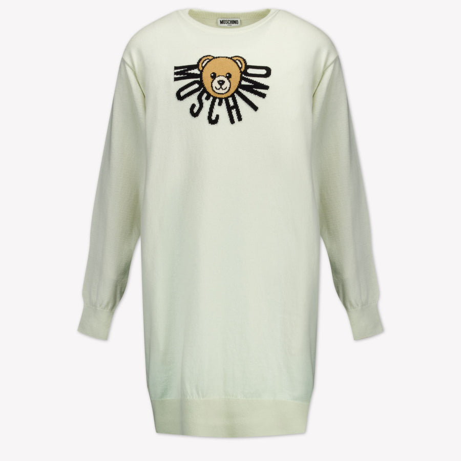 Moschino Kids Girls Dress Offwhite