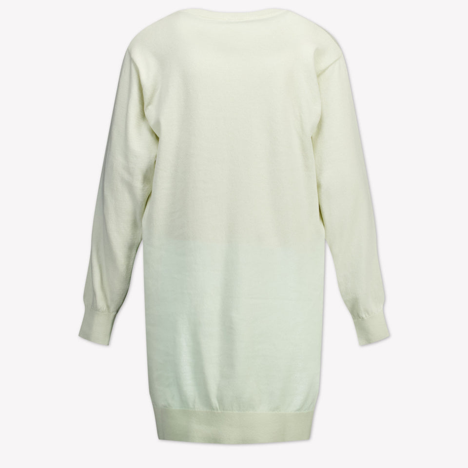Moschino Kinder Meisjes Jurk In Off White