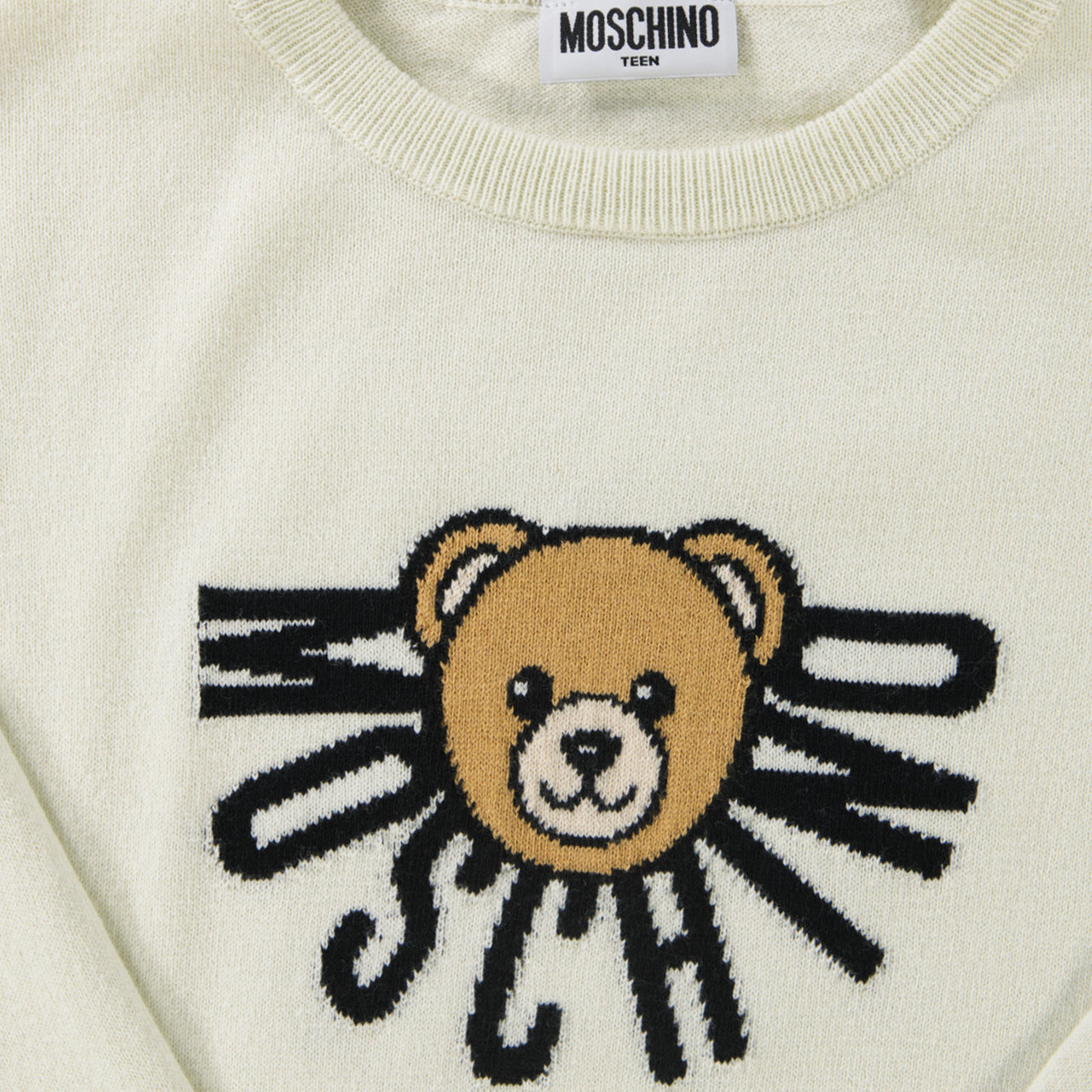 Moschino Kids Girls Dress Offwhite