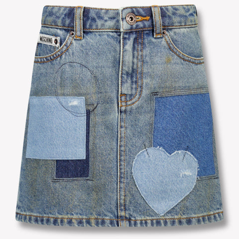 Moschino Kinder Meisjes Rokje In Jeans
