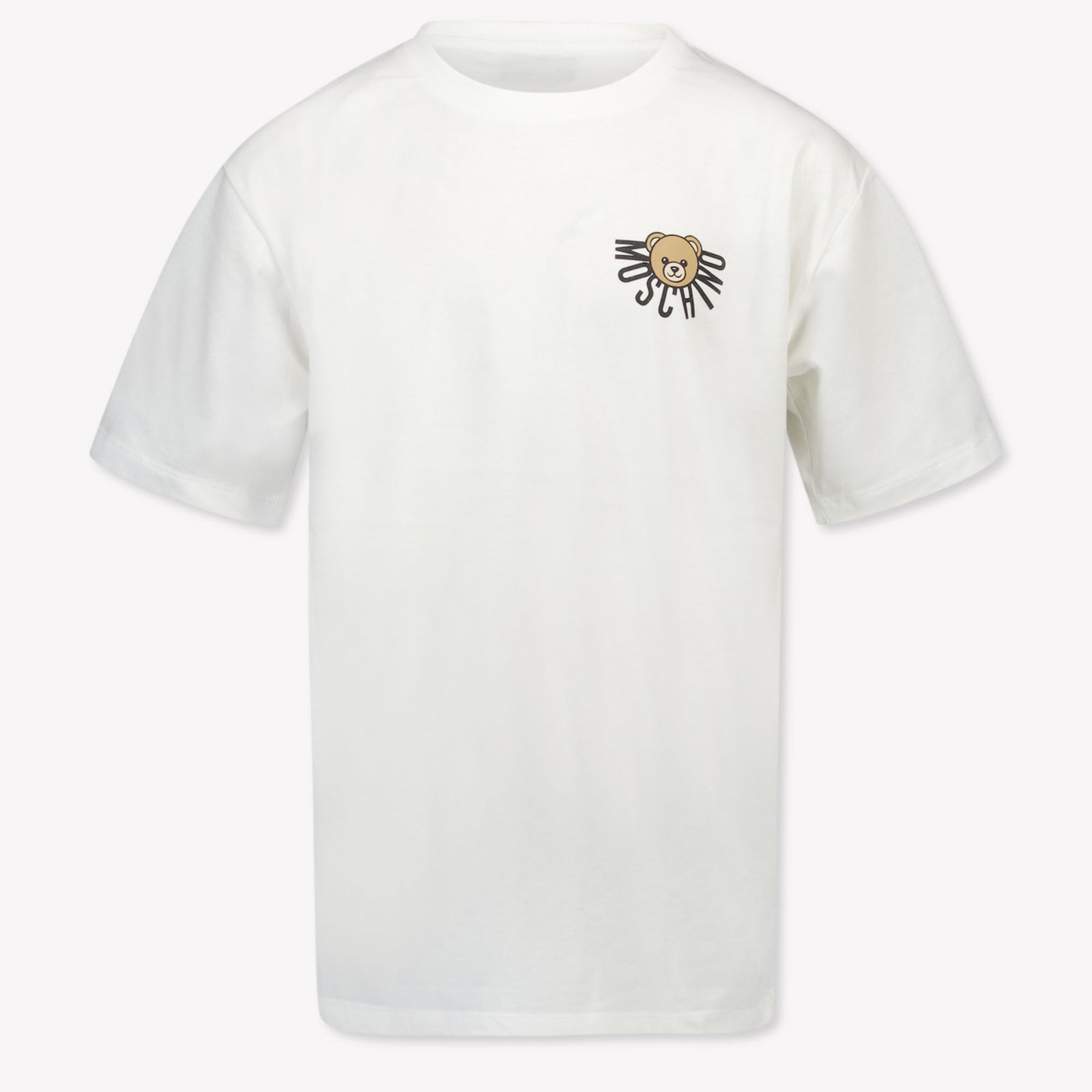 Moschino Kinder Unisex T-Shirt In Off White