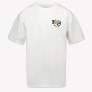 Moschino Kids Unisex T-Shirt  Offwhite