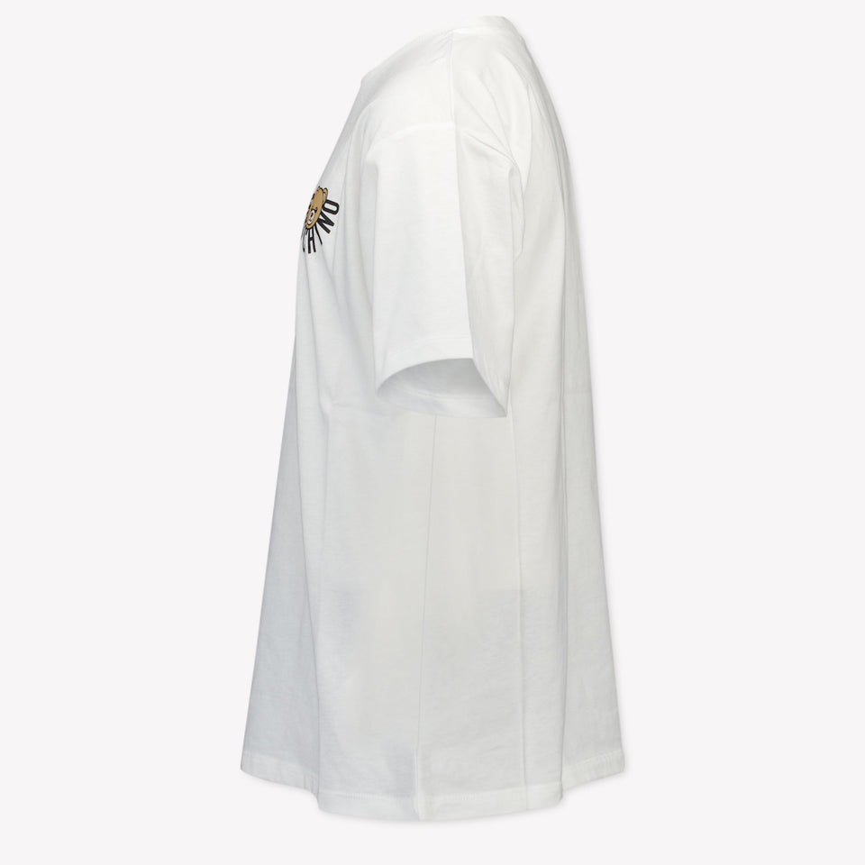 Moschino Kids Unisex T-Shirt  Offwhite