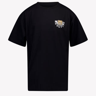 Moschino Kinder Unisex T-Shirt In Zwart