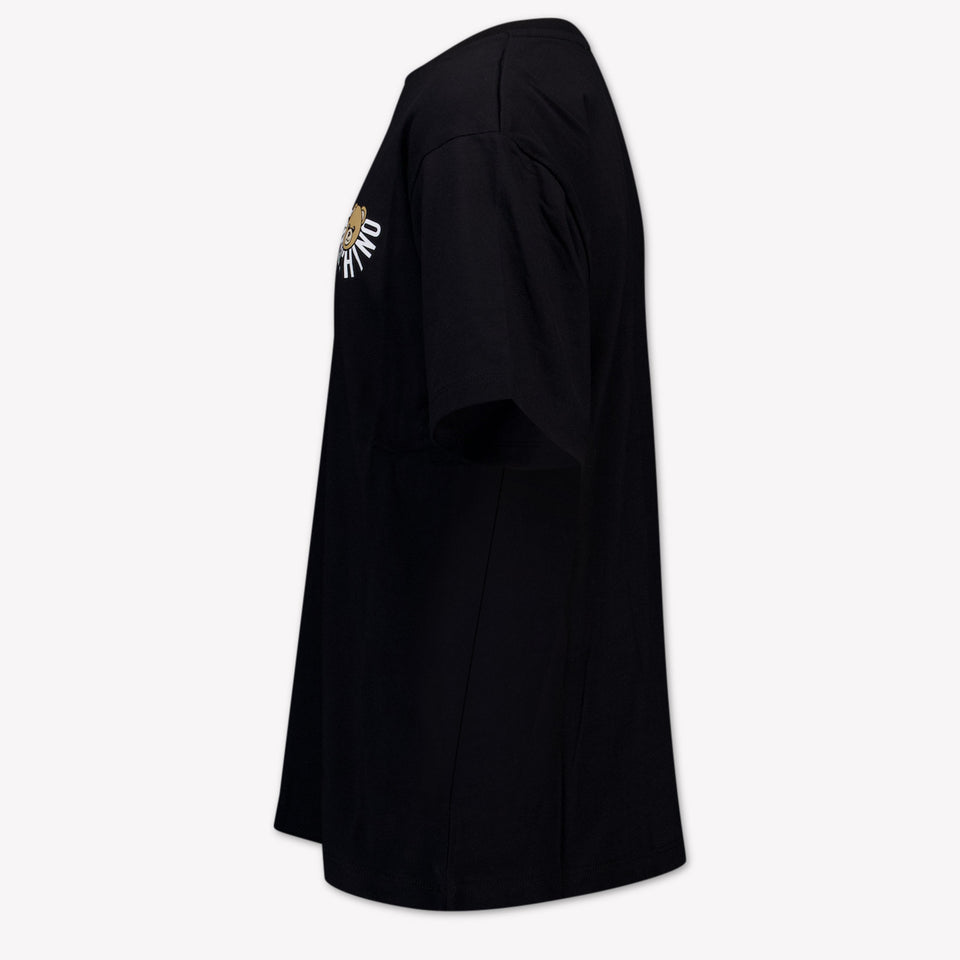 Moschino Kinder Unisex T-Shirt In Zwart