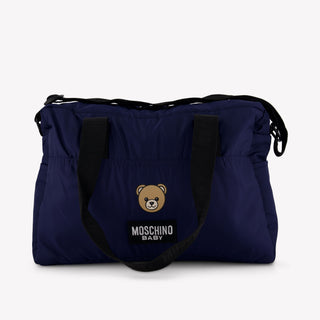 Moschino Baby Unisex Luiertas In Navy