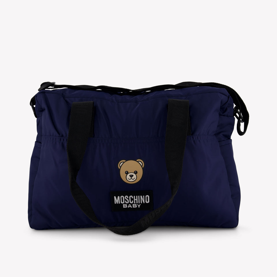 Moschino Baby Unisex Luiertas In Navy
