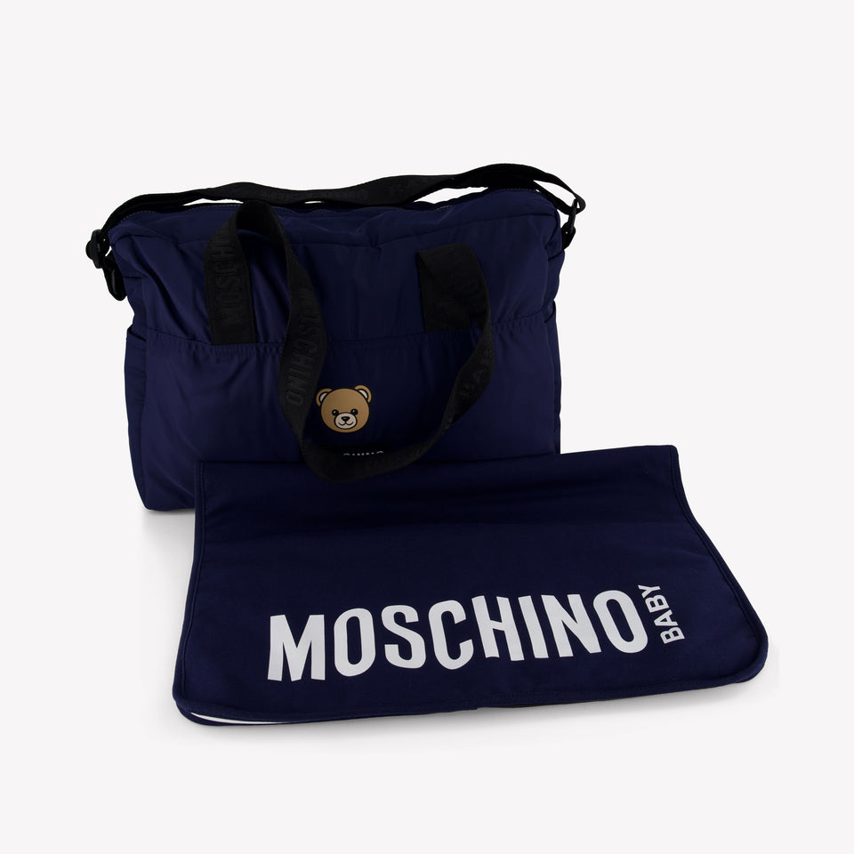 Moschino Baby Unisex Luiertas In Navy