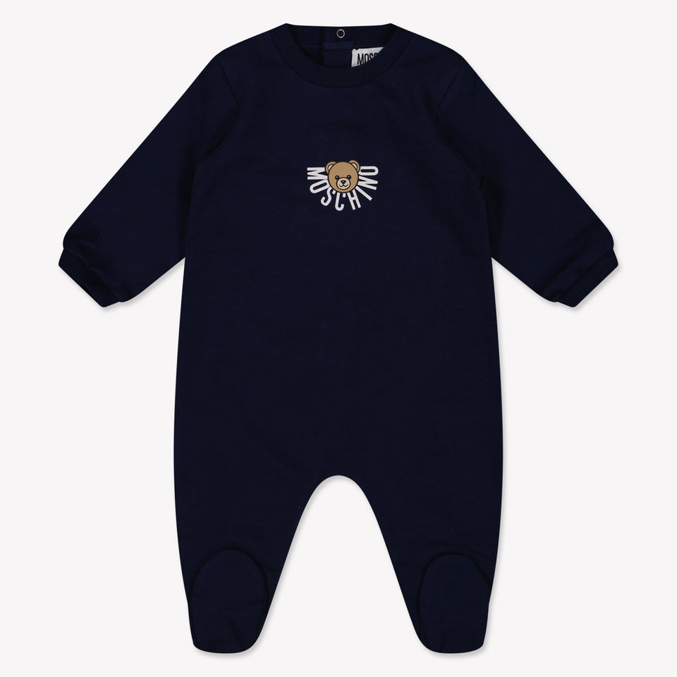 Moschino Baby Unisex Playsuit  Navy