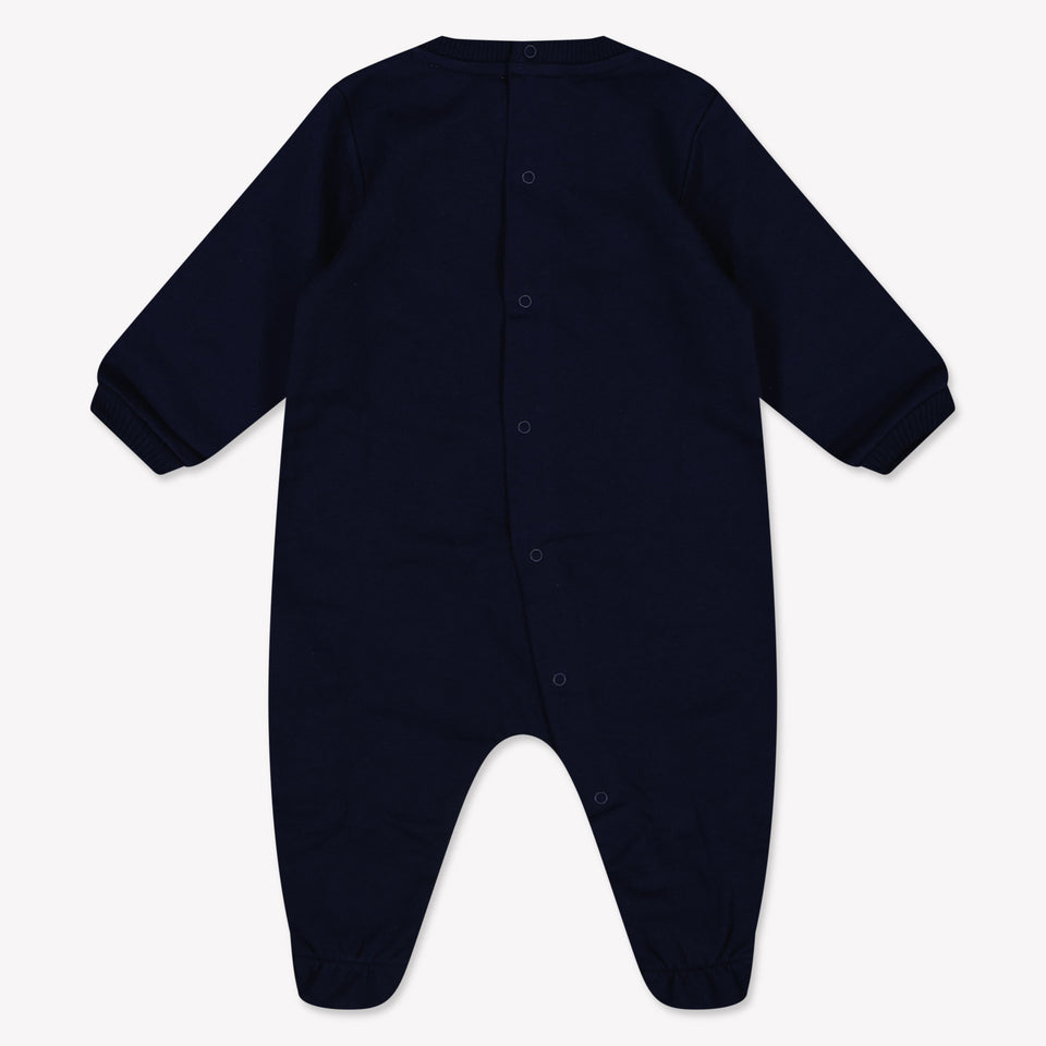Moschino Baby Unisex Playsuit  Navy
