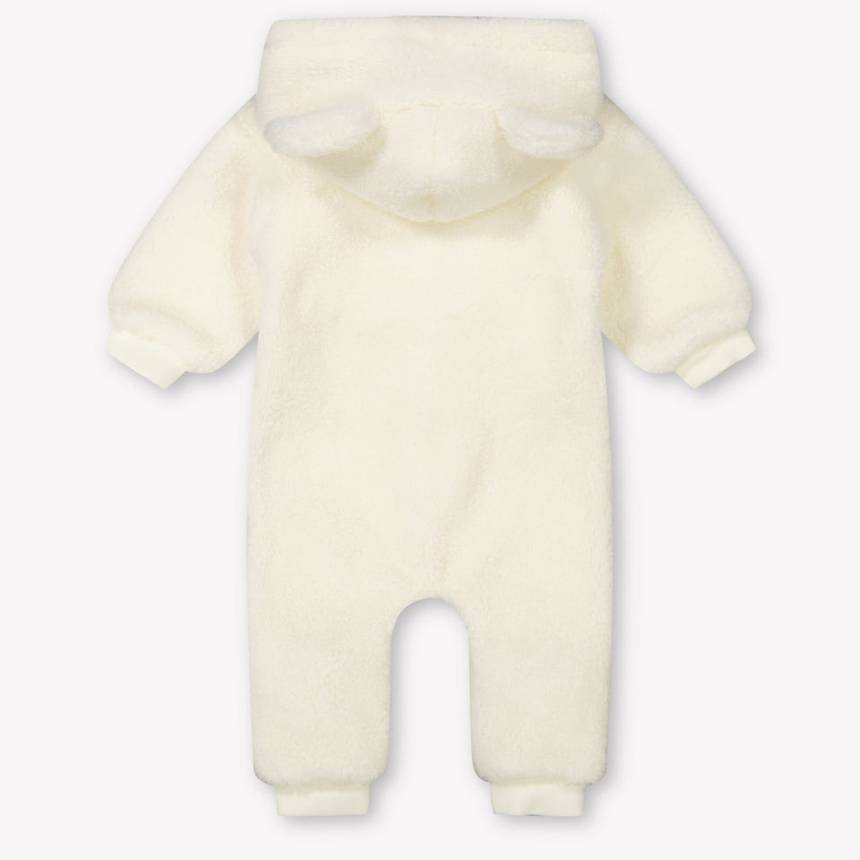 Moschino Baby Unisex Playsuit  Offwhite