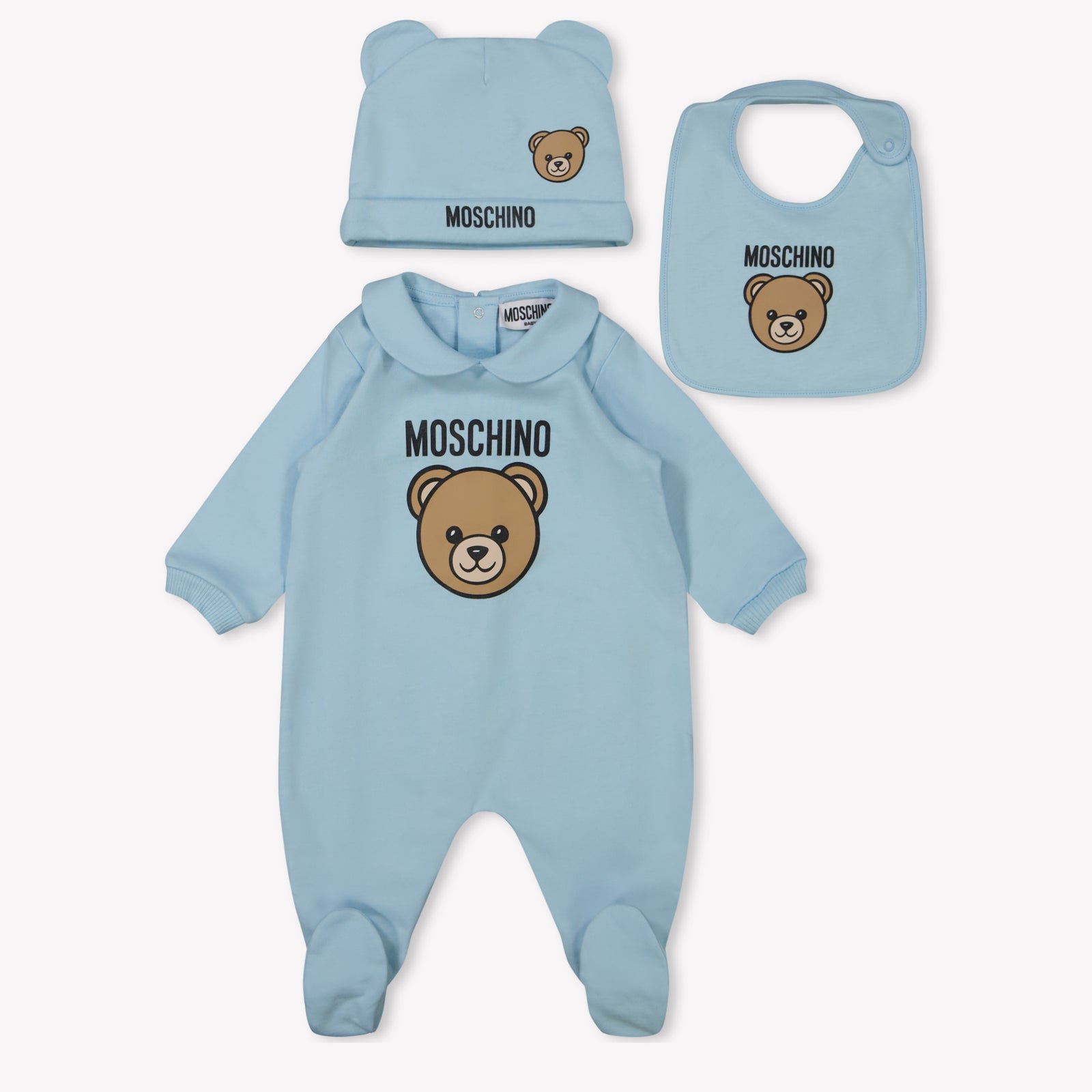 Moschino Baby Unisex Boxpakje In Licht Blauw