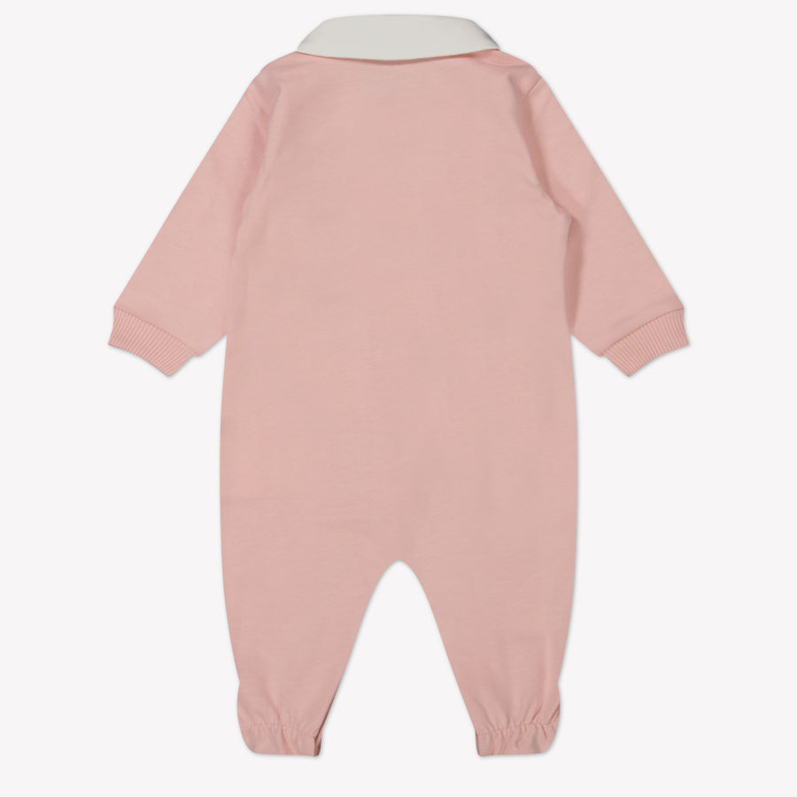 Moschino Baby Unisex Playsuit  Light Pink