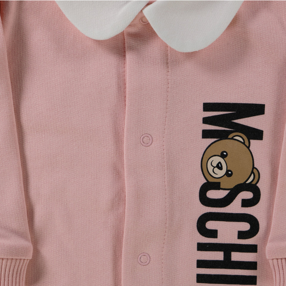 Moschino Baby Unisex Boxpakje In Licht Roze