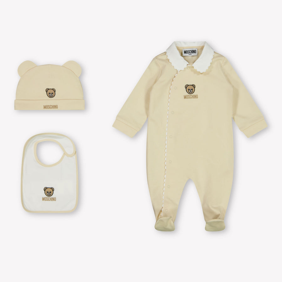 Moschino Baby Girls Playsuit  Light Beige