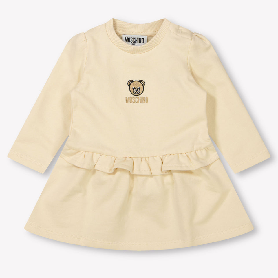 Moschino Baby Girls Dress  Light Beige