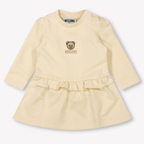 Moschino Baby Girls Dress  Light Beige