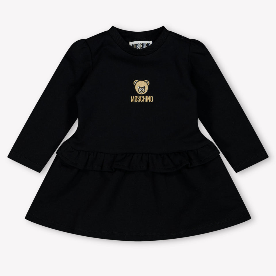 Moschino Baby Meisjes Jurk In Zwart