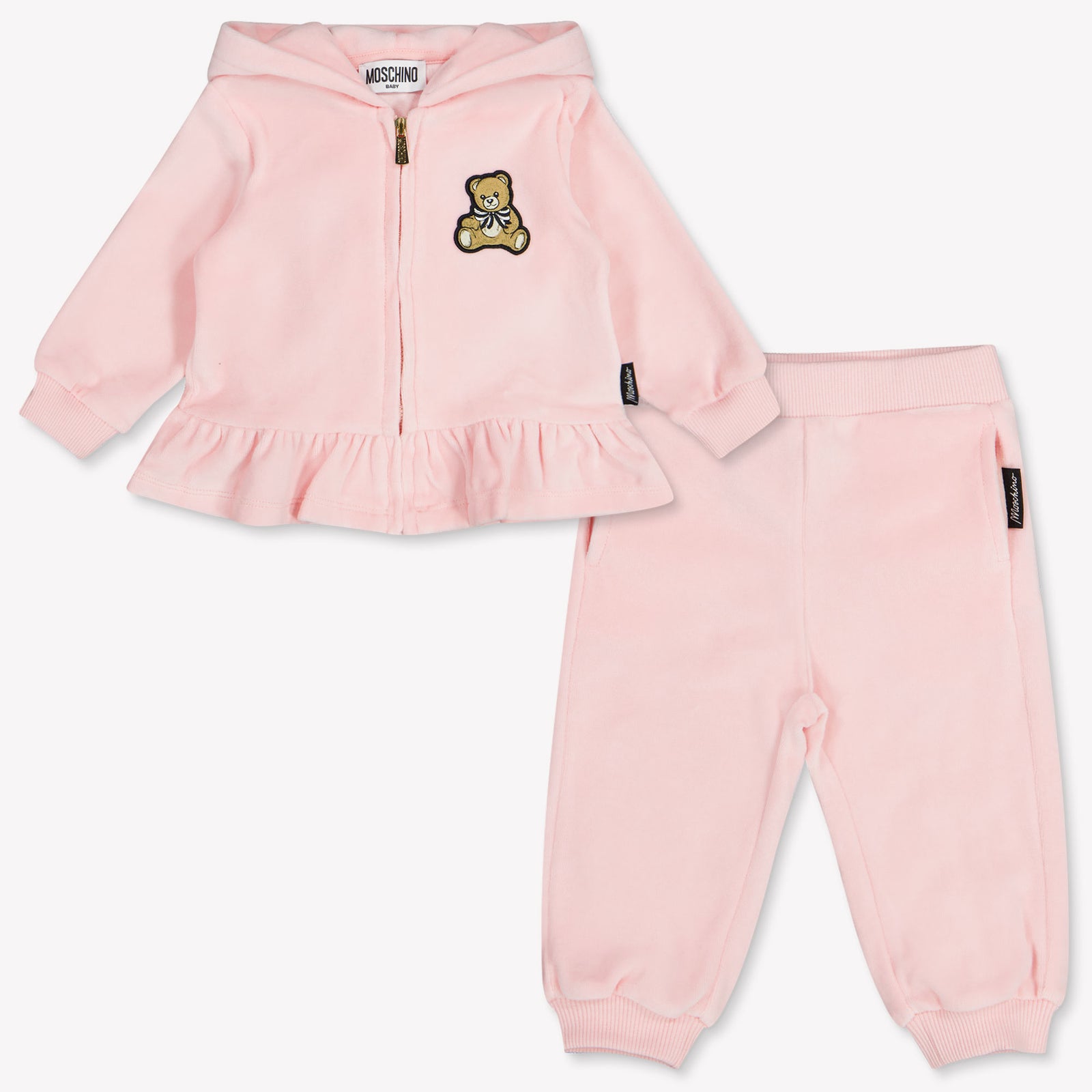 Moschino Baby Girls Tracksuit  Light Pink