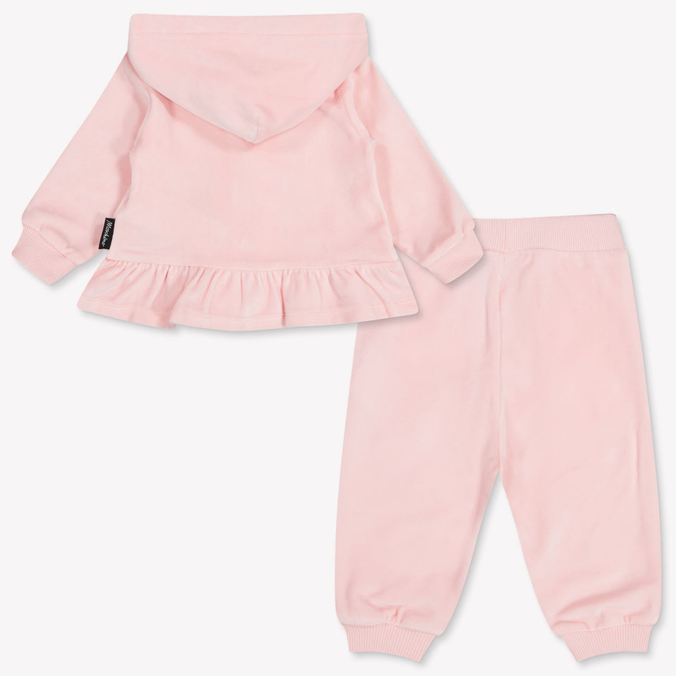 Moschino Baby Girls Tracksuit  Light Pink