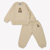 Moschino Baby Unisex Tracksuit  Light Beige
