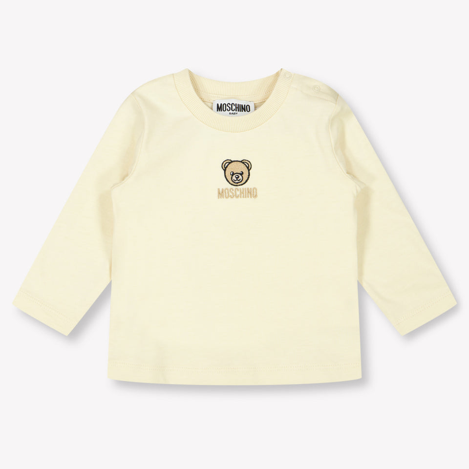 Moschino Baby Unisex T-Shirt In Licht Beige