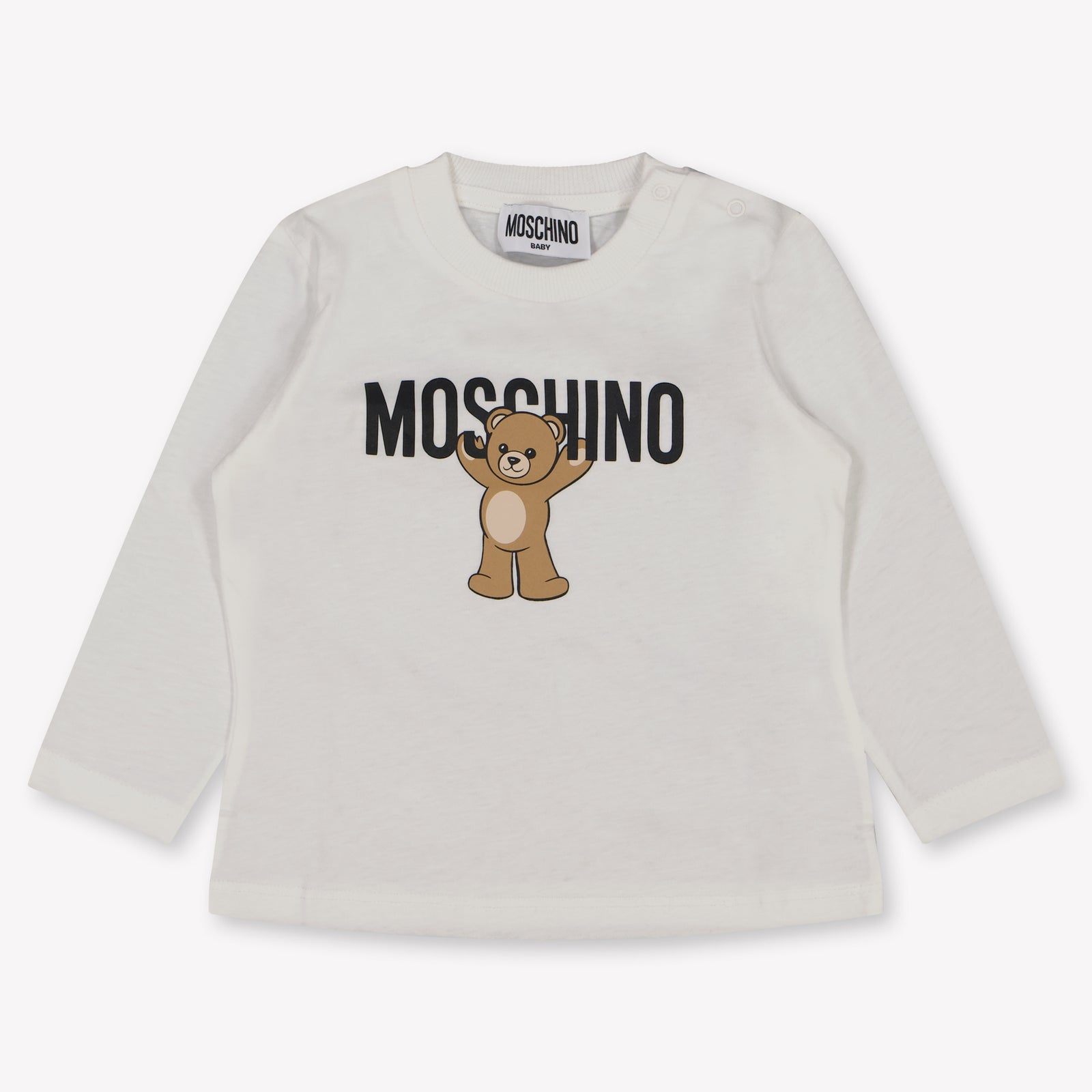 Moschino Baby Unisex T-Shirt In Off White